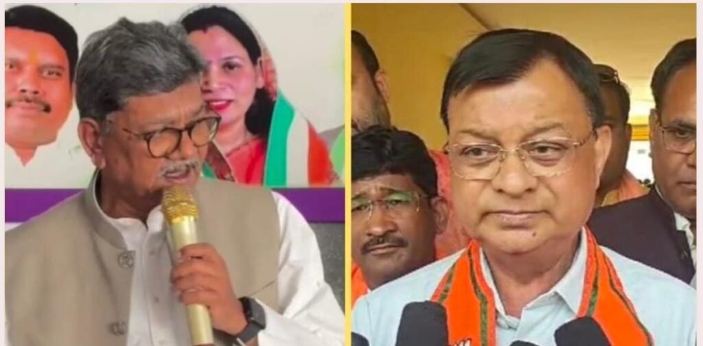 नेता प्रतिपक्ष डॉ महंत का विवादित बयान ,अवैध कारोबारियों को दी चेतावनी ,कहा -सुधर जाएं या कांग्रेस को जिताएं,कांग्रेस पर कोई आरोप लगाए तो 5 चप्पल मारें ,मंत्री लखन का पलटवार ,कहा -अपने गिरेबान में झांके
